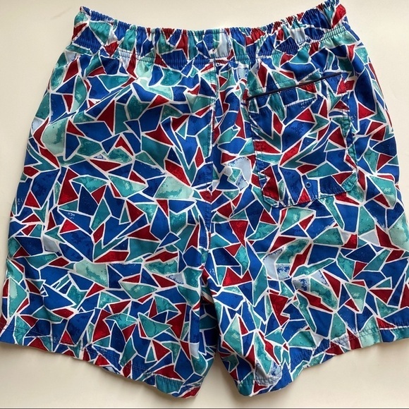 Nautica Men’s Colorful Abstract Swim Trunks - Picture 5 of 7